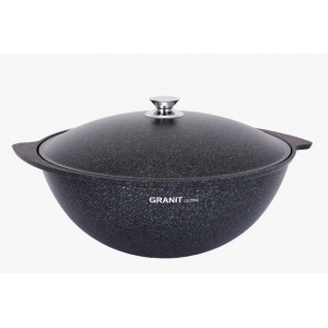 Казан для плова 7л, АП линия «Granit Ultra» (Blue)