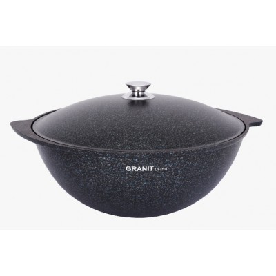 Казан для плова 7л, АП линия «Granit Ultra» (Blue)