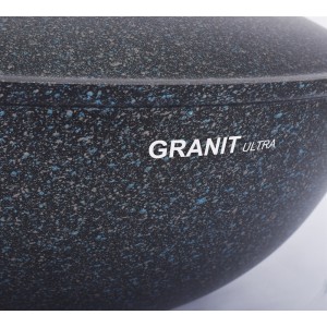 Казан для плова 7л, АП линия «Granit Ultra» (Blue)