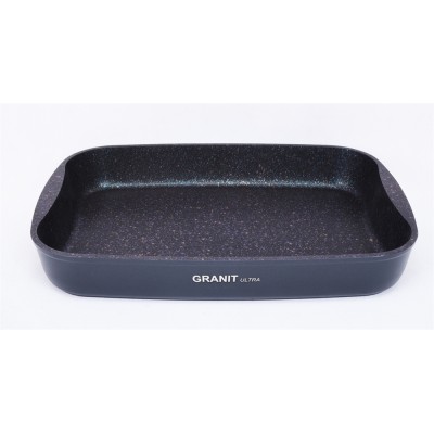 Противень Kukmara 40 x 29,5 x 5 см, антипригарная линия «Granit Ultra» (Blue) пгг03а