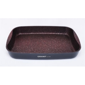 Противень 40 x 29,5 x 5 см, антипригарная линия «Granit Ultra» (Red)