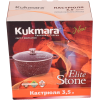 Кастрюля Kukmara 3,5л со стеклянной крышкой, АП линия Elite Stone к31ес